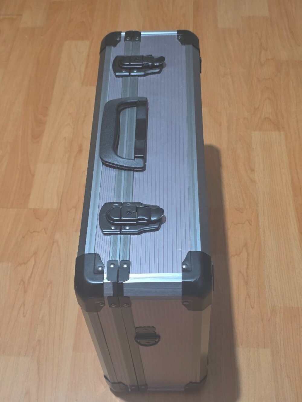 Aluminum Storage Case Jewelry Watch Camera Equipment Tool Box Strap